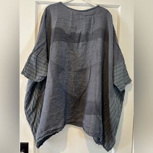 Blue Fish Halftone Cardigan in Diatom